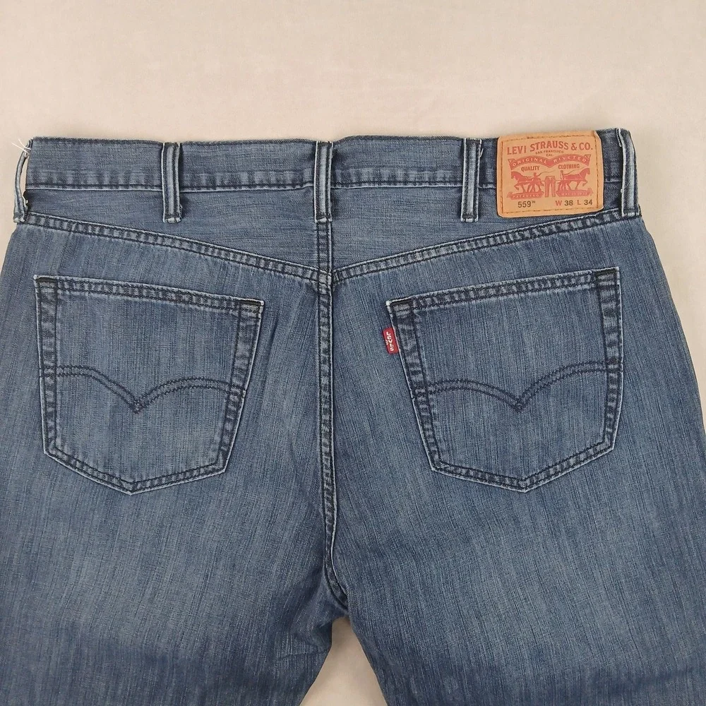 Levis 559 38x34 Mens Jeans Relaxed Straight **Actual 38x31‎ **